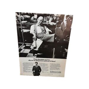 1984 Anderson Little Mens Suits Alterations Original Print Ad